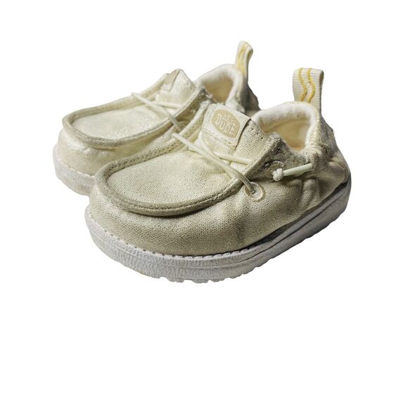 Hey Dude Shoes Other - HEYDUDE Girls' Lil Dude Novelty Glitter Slip-On Shoes Infant 3